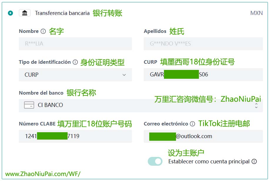 在TikTok Shop墨西哥本土店绑定万里汇比索帐户.jpg