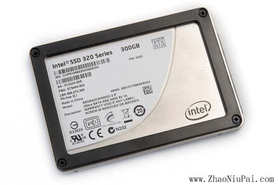 Intel 320系列固态硬盘（背面）